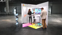 10x20 Inline booth design by Reaction Space